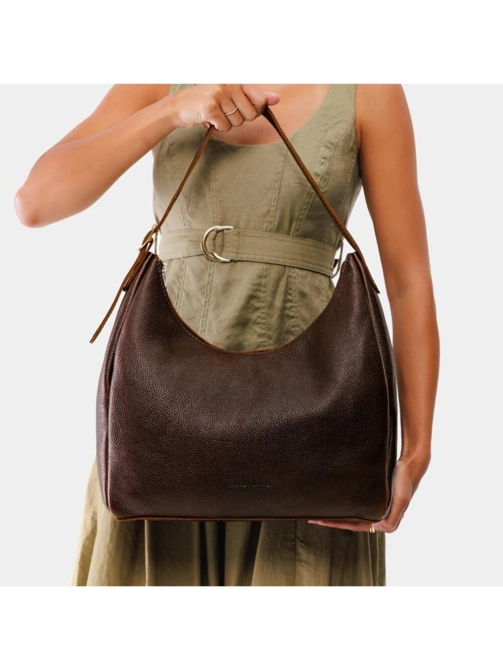Portland Leather Aspen Bag LARGE in Coldbrew NEW - Picture 9 of 9